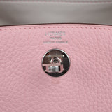 Hermes Mini Lindy II Rose Sakura Verso Clemence Palladium Hardware - Thumbnail View 8
