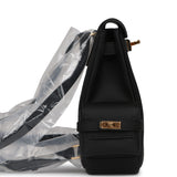 Hermes Mini Kelly Jump Backpack Black Swift Gold Hardware - Thumbnail View 3