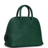 Hermes 1923 Bolide Mini Vert Vertigo Chevre Palladium Hardware - Thumbnail View 2