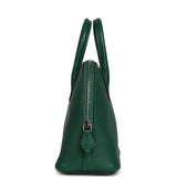Hermes 1923 Bolide Mini Vert Vertigo Chevre Palladium Hardware - Thumbnail View 3