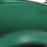 Hermes 1923 Bolide Mini Vert Vertigo Chevre Palladium Hardware - Thumbnail View 7