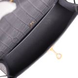Pre-owned Hermes Kelly Pochette Gris Paris Matte Alligator Gold Hardware - Thumbnail View 8