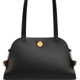 Hermes Tablier Sellier Black Vache Hunter, Swift, Ecru-Black Toile H Gold Hardware - Thumbnail View 1