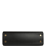 Hermes Tablier Sellier Black Vache Hunter, Swift, Ecru-Black Toile H Gold Hardware - Thumbnail View 8