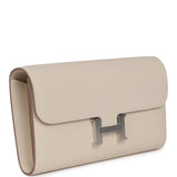 Hermes Constance Wallet To Go Craie Epsom Palladium Hardware - Thumbnail View 2