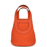 Hermes In-The-Loop 18 Tangerine Clemence, Swift Palladium Hardware - Thumbnail View 1