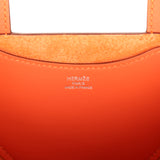 Hermes In-The-Loop 18 Tangerine Clemence, Swift Palladium Hardware - Thumbnail View 9