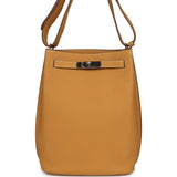 Pre-owned Hermes So Kelly 22 Natural Sable Togo Palladium Hardware - Thumbnail View 1