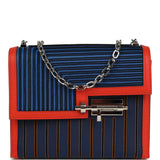 Hermes Mini Verrou 17 Capucine, Bleu Electric, Bleu Saphir Swift Palladium Hardware - Thumbnail View 1
