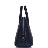 Hermes 1923 Bolide Mini Bleu Saphir Matte Alligator Gold Hardware - Thumbnail View 3
