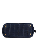 Hermes 1923 Bolide Mini Bleu Saphir Matte Alligator Gold Hardware - Thumbnail View 6