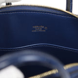 Hermes 1923 Bolide Mini Bleu Saphir Matte Alligator Gold Hardware - Thumbnail View 7