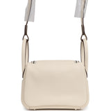 Hermes Mini Lindy Nata Verso Swift Palladium Hardware - Thumbnail View 4