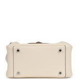 Hermes Mini Lindy Nata Verso Swift Palladium Hardware - Thumbnail View 7