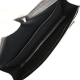 Pre-owned Hermes Verrou Clutch Black Matte Alligator Mississippiensis Palladium Hardware - Thumbnail View 9
