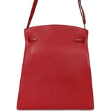 Vintage Hermes Kelly Sport 29 GM Rouge Vif Courchevel Gold Hardware - Thumbnail View 4