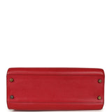 Vintage Hermes Kelly Sport 29 GM Rouge Vif Courchevel Gold Hardware - Thumbnail View 7
