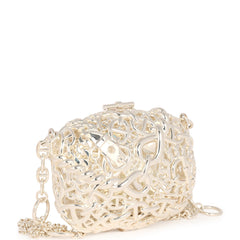 Pre-owned Hermes Sac Bijou Chaine D'Ancre Sterling Silver Hardware