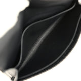 Pre-owned Hermes Jige Duo Clutch Touch Black Swift, Varanus Niloticus Lizard Touch Palladium Hardware - Thumbnail View 11