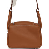 Hermes Mini Lindy II Gold Clemence Palladium Hardware - Thumbnail View 4
