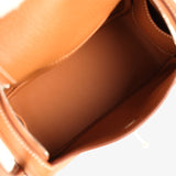 Hermes Mini Lindy II Gold Clemence Palladium Hardware - Thumbnail View 9