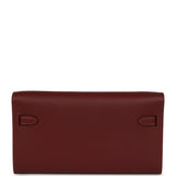 Hermes Kelly Wallet To Go Rouge H Epsom Palladium Hardware - Thumbnail View 3