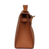 Hermes Special Order (HSS) Kelly Pochette Gold Swift Gold Hardware - Thumbnail View 3