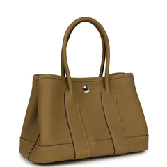 Hermes Garden Party Neo 23 Dune Negonda Palladium Hardware