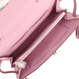 Hermes Kelly Wallet To Go Mauve Sylvestre Epsom Palladium Hardware - Thumbnail View 9