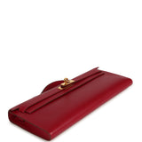 Pre-owned Hermes Kelly Cut Rubis Tadelakt Gold Hardware - Thumbnail View 3