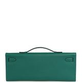 Pre-owned Hermes Kelly Cut Malachite Epsom Gold Hardware - Thumbnail View 4