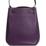 Pre-owned Hermes So Kelly 22 Ultraviolet Verso Clemence Palladium Hardware - Thumbnail View 4