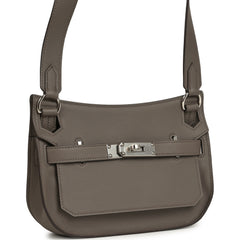 Hermes Jypsiere Mini Gris Meyer Swift Palladium Hardware