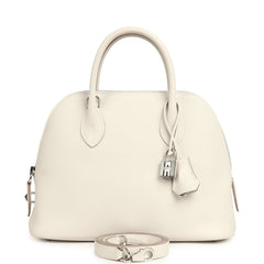 Hermes 1923 Bolide 25 Gris Pale Epsom Palladium Hardware