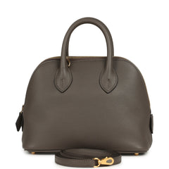 Hermes Mini 1923 Bolide Etain Evercolor Gold Hardware