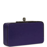 Hermes Sanglons Clutch Purple Chevre Mysore Palladium Hardware - Thumbnail View 2