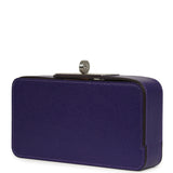 Hermes Sanglons Clutch Purple Chevre Mysore Palladium Hardware - Thumbnail View 5