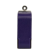 Hermes Sanglons Clutch Purple Chevre Mysore Palladium Hardware - Thumbnail View 3