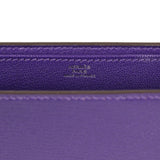Hermes Sanglons Clutch Purple Chevre Mysore Palladium Hardware - Thumbnail View 8