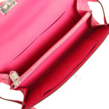 Hermes Kelly Wallet To Go Rose Tyrien Ostrich Palladium Hardware - Thumbnail View 9