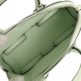 Hermes Bolide On Wheels 1923 Vert Fizz, White Epsom Palladium Hardware - Thumbnail View 9