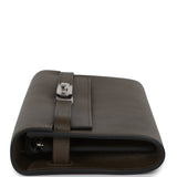 Hermes Kelly Wallet To Go Vert Loden Evercolor Palladium Hardware - Thumbnail View 5