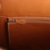 Pre-owned Hermes So Kelly 26 Gold Togo Palladium Hardware - Thumbnail View 8