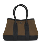 Hermes Garden Party Neo 23 Vert Olive Toile Officier Canvas and Black Negonda Palladium Hardware - Thumbnail View 1