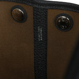 Hermes Garden Party Neo 23 Vert Olive Toile Officier Canvas and Black Negonda Palladium Hardware - Thumbnail View 7