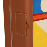Hermes R.M.S. Cabine 55 Rolling Suitcase "Pacific H" Plume H Multicolor Canvas, Fauve Régate Palladium Hardware - Thumbnail View 12