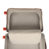 Hermes R.M.S. Cabine 55 Rolling Suitcase "Pacific H" Plume H Multicolor Canvas, Fauve Régate Palladium Hardware - Thumbnail View 16