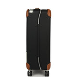 Hermes R.M.S. Cabine Rolling Suitcase Écru, Black Plume H Canvas, Fauve, Black Régate Palladium Hardware - Thumbnail View 6