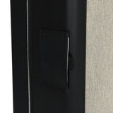 Hermes R.M.S. Cabine Rolling Suitcase Écru, Black Plume H Canvas, Fauve, Black Régate Palladium Hardware - Thumbnail View 12