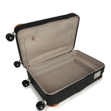 Hermes R.M.S. Cabine Rolling Suitcase Écru, Black Plume H Canvas, Fauve, Black Régate Palladium Hardware - Thumbnail View 13